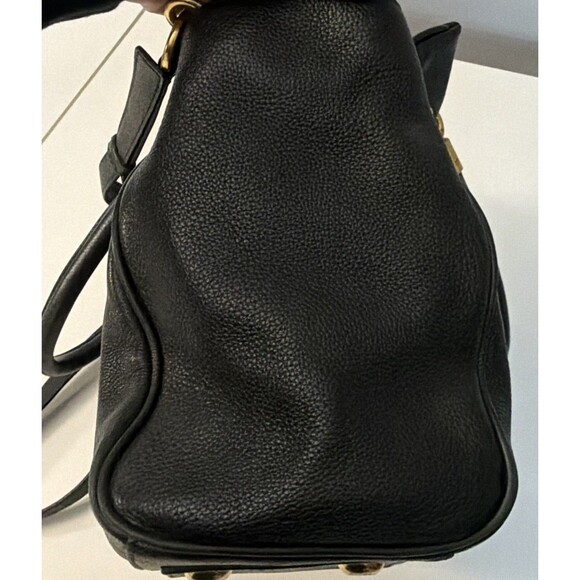 Marc Jacobs Burgundy Pebble Leather Too Hot To Handle Classic Lined Satchel Bag - Picture 8 of 16